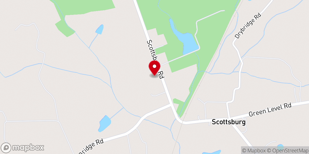 Map showing location of Scottsburg United Methodist Church