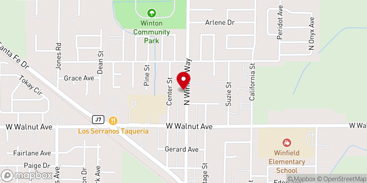 Map showing location of Lighthouse Pentecostal Church