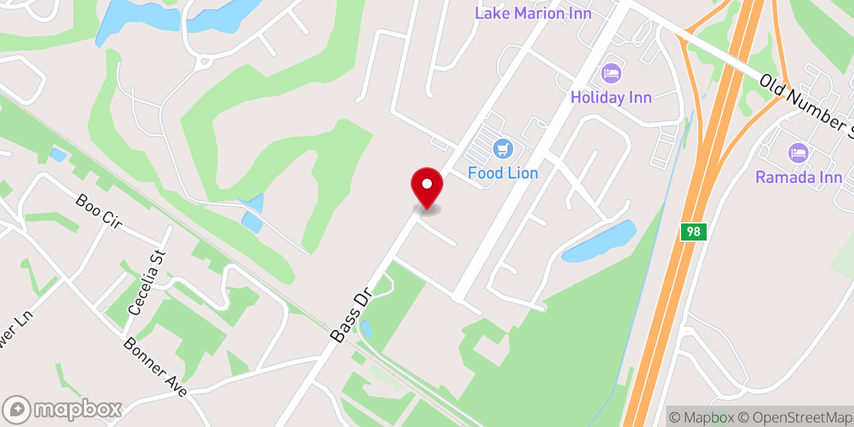 Map showing location of Acts Missionary Bapt. Church