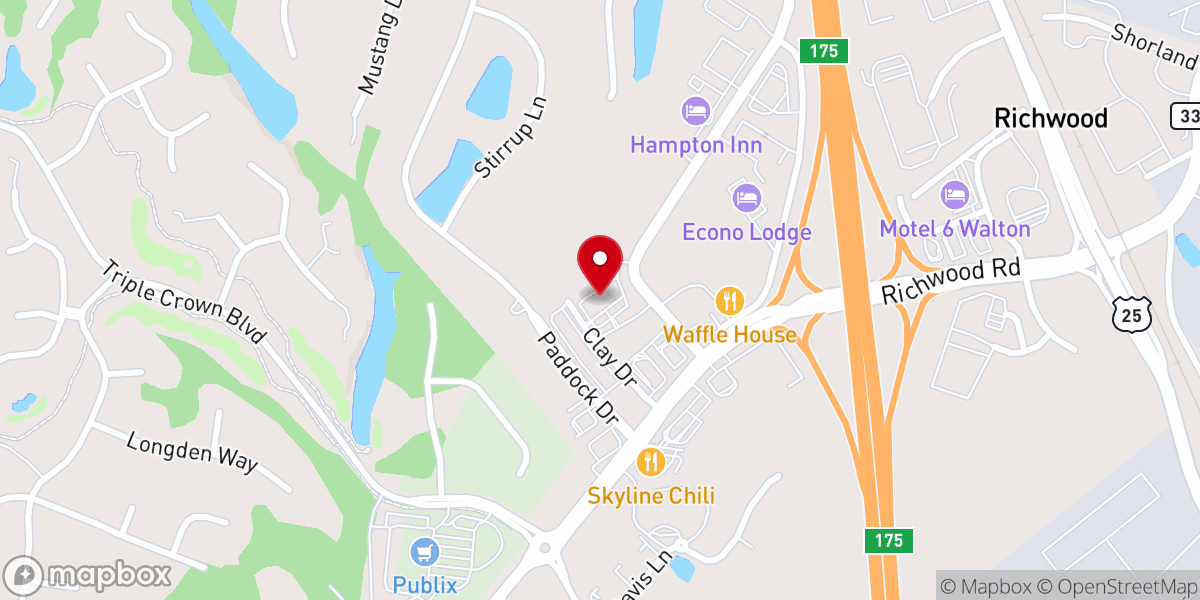 Map showing location of First Church of Christ - Union Campus