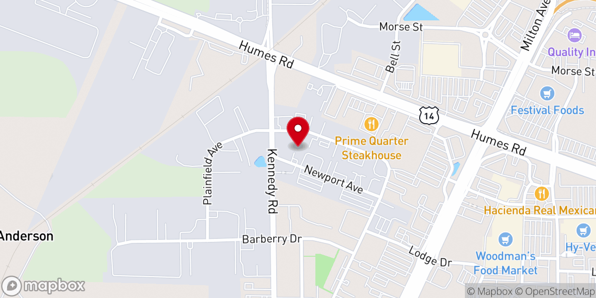 Map showing location of Seventh Day Baptist
