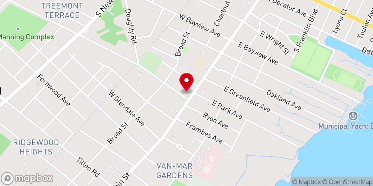 Map showing location of Salem United Methodist Church