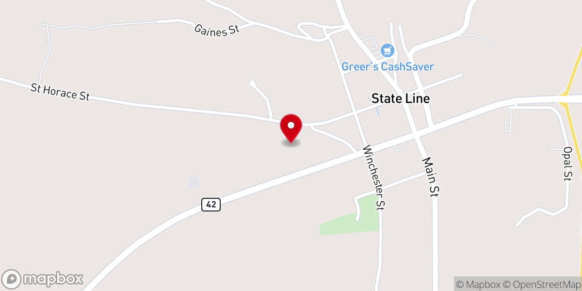 Map showing location of Street Michael