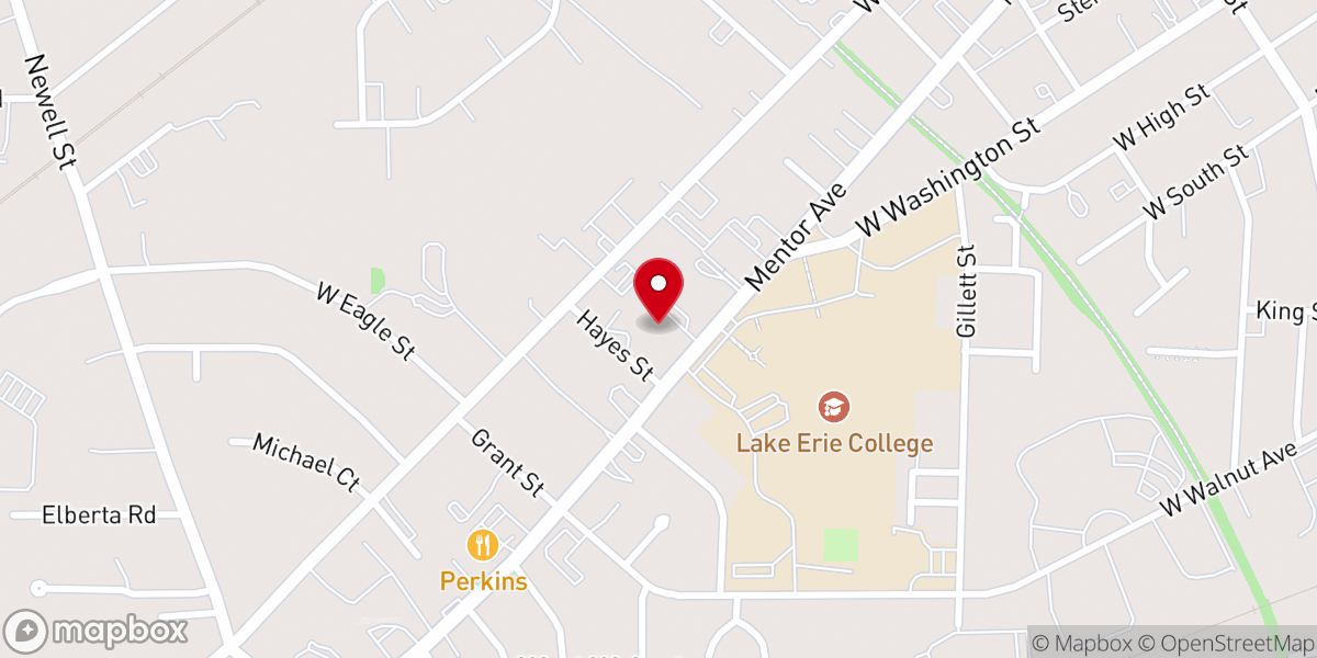 Map showing location of Zion Lutheran Church