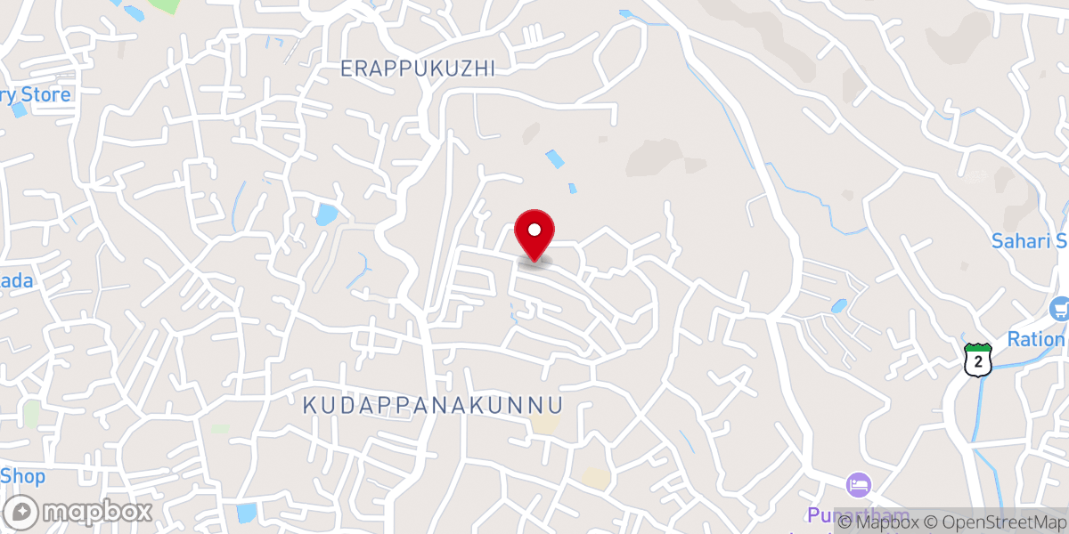 Map showing location of Sharon Pentecostal Church