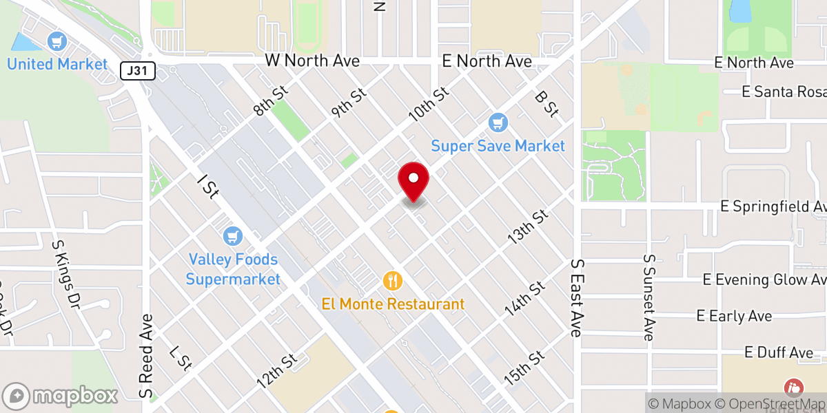 Map showing location of Community Youth Ministries