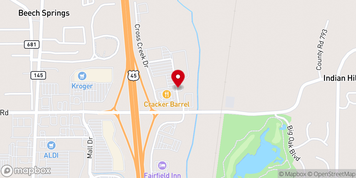 Map showing location of Copy Critters