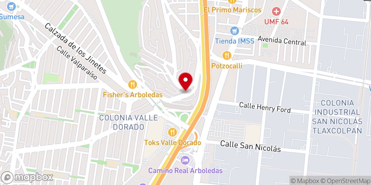 Map showing location of Iglesia evangélica del pacto el dorado