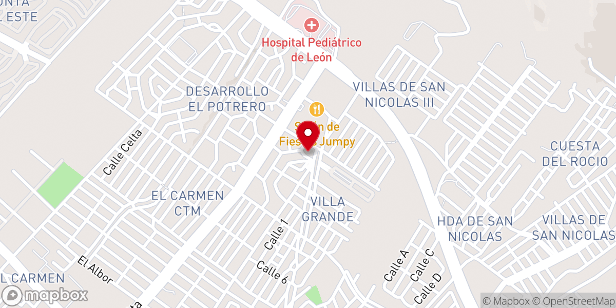 Map showing location of Iglesia Bautista De La Fe Fundamental-Independiente