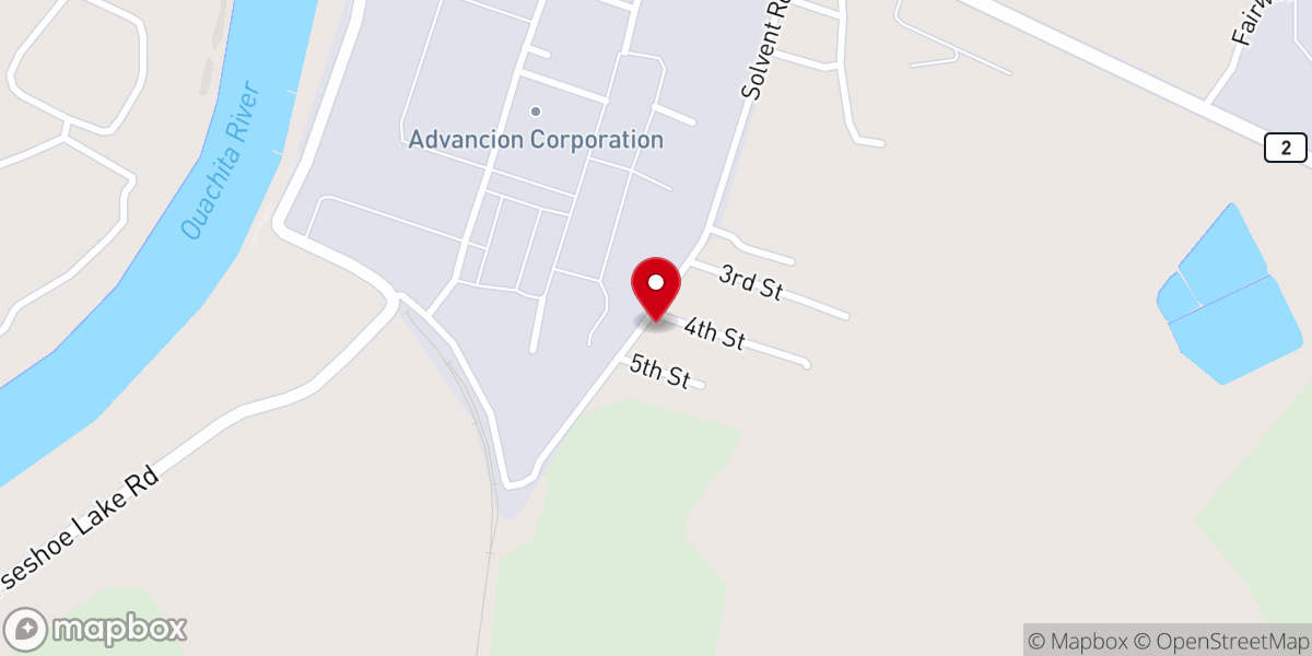 Map showing location of St James Baptist Church