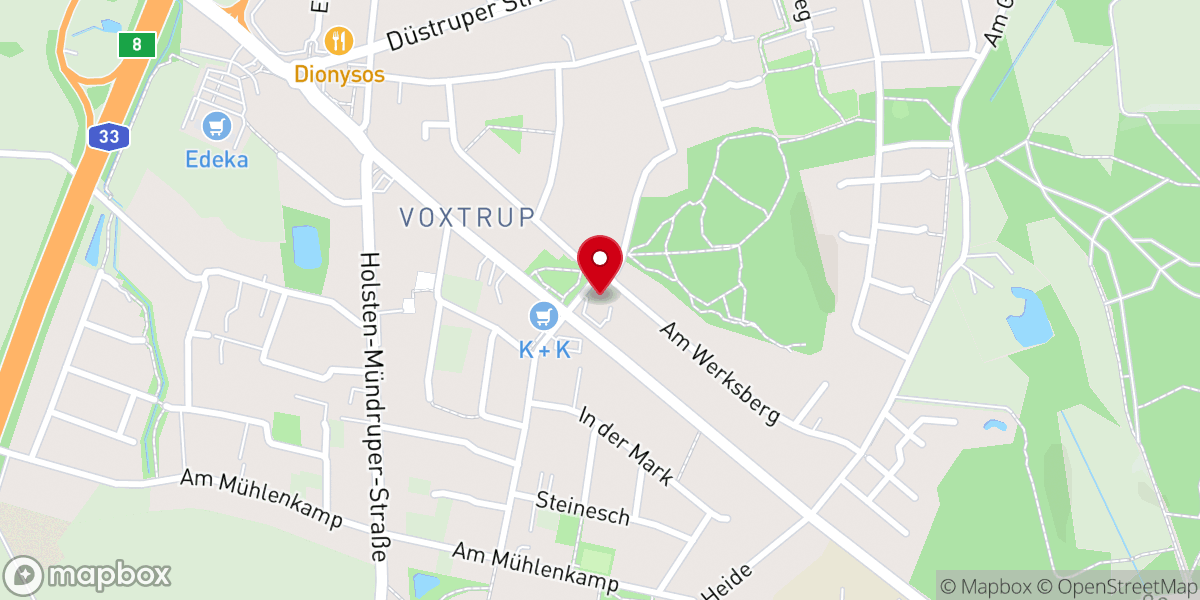 Map showing location of Ev.-luth. Kirchenkreisverband Osnabrück-Stadt und -Land