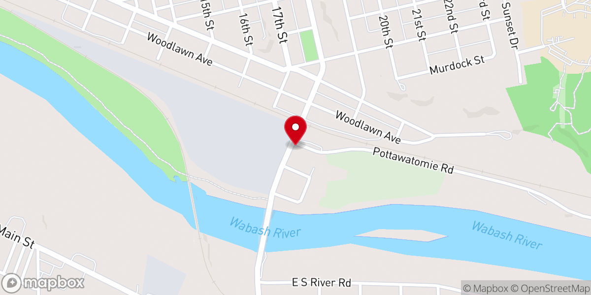 Map showing location of Iglesia Manantial De Vida