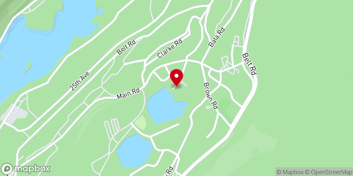 Map showing location of Olde Forge Chapel, Picatinny Arsenal