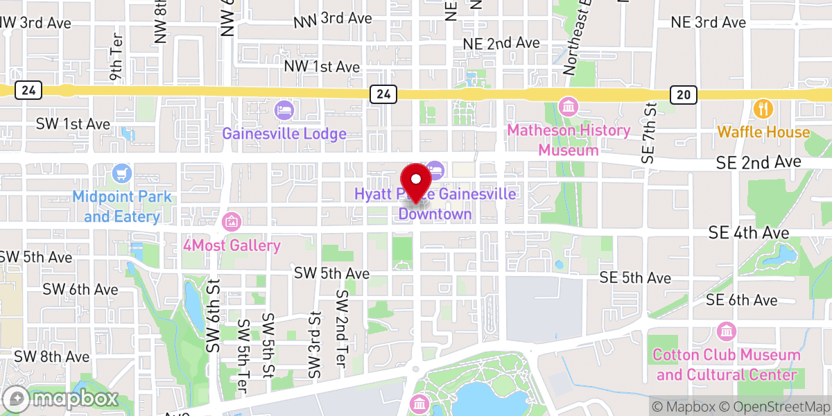 Map showing location of Christ Harvest Ministries Inc