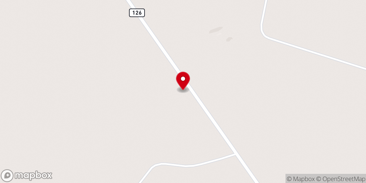 Map showing location of Midway Baptist Church