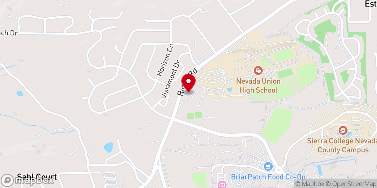 Map showing location of Grace Lutheran Church, LCMS