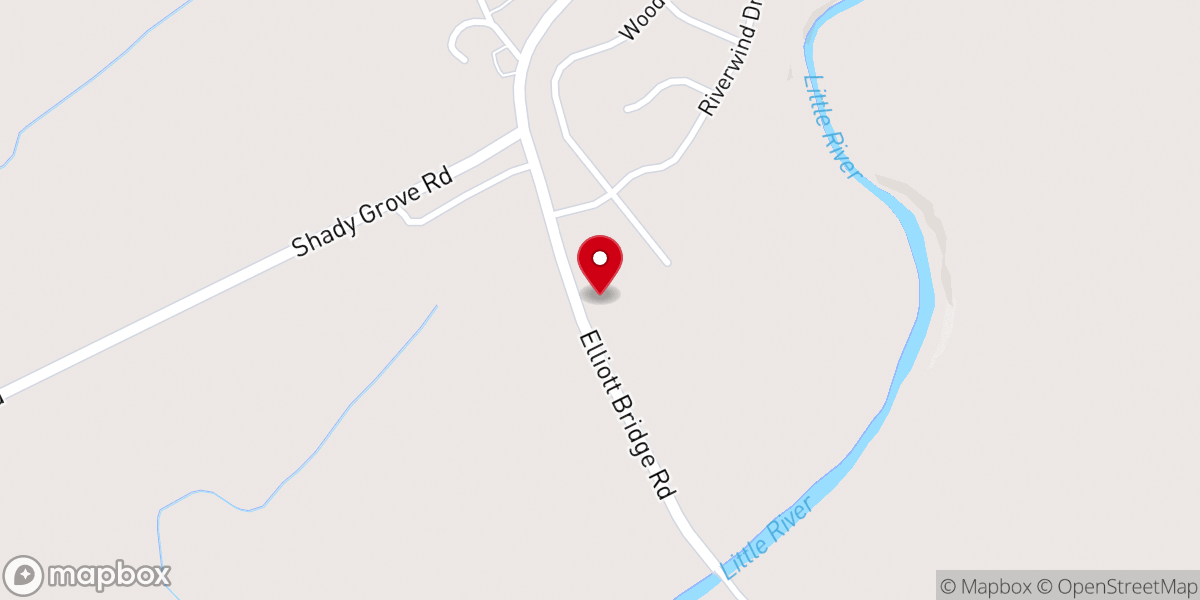 Map showing location of ANDERSON CREEK CHURCH CHILD DEVELOPMENT CENTER