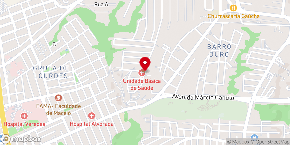 Map showing location of Igreja Pentecostal da Rocha Eterna