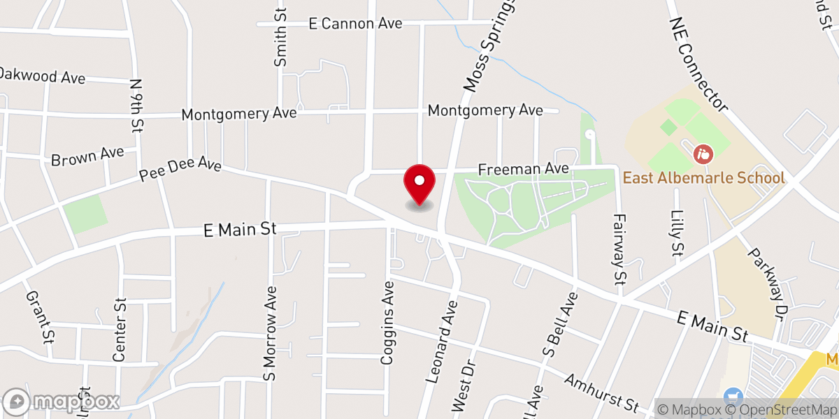 Map showing location of Resurrection Community Church