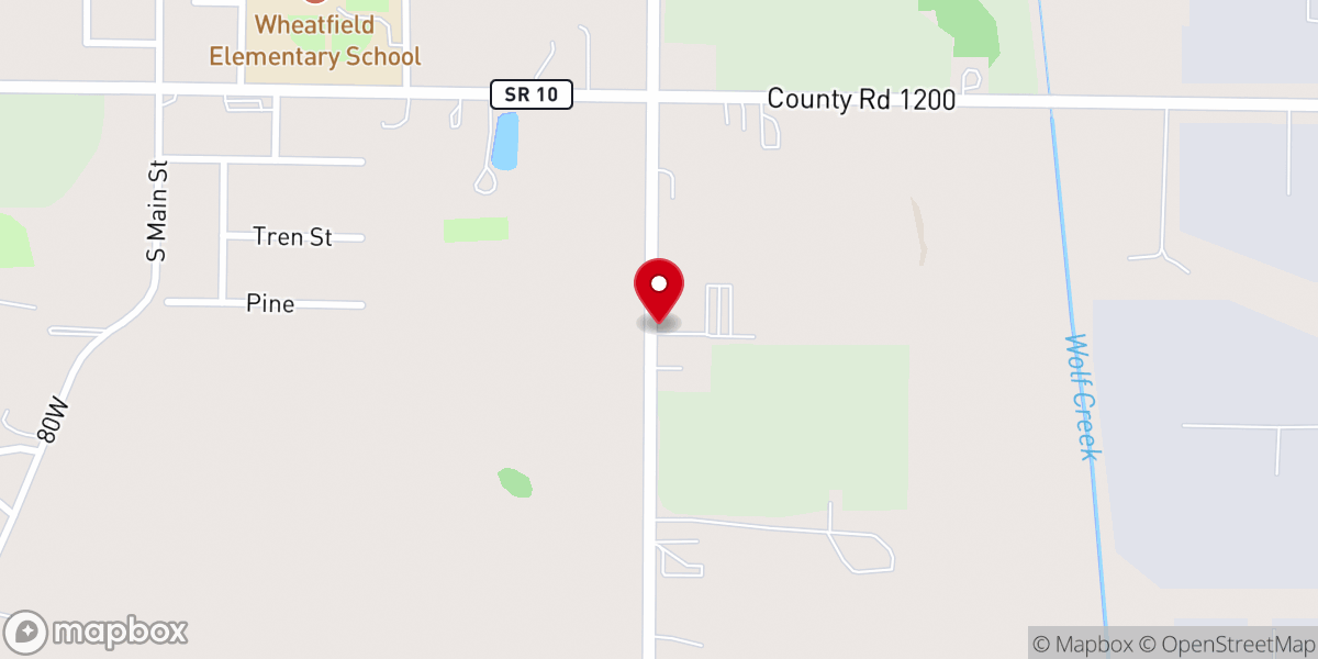 Map showing location of Pentecostal Church of God