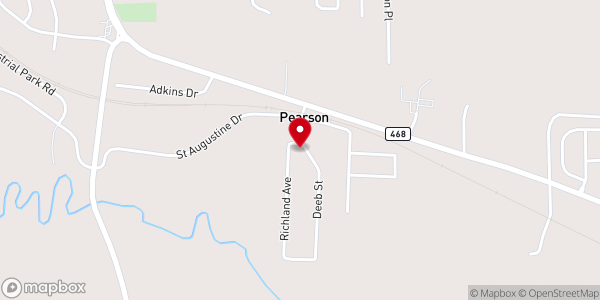 Map showing location of House To House Baptist Church