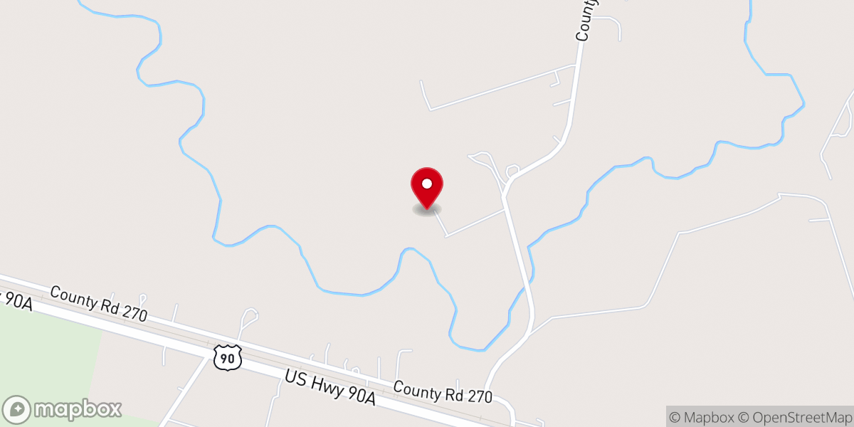 Map showing location of Circle of Seven Ranch