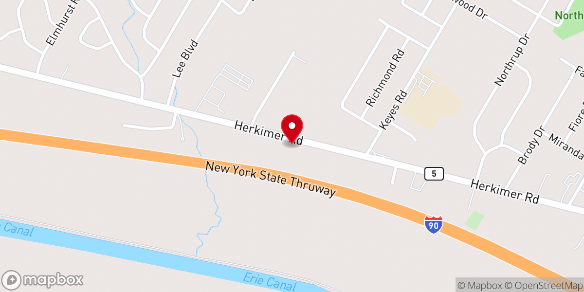 Map showing location of Utica International Seventh-day Adventist Church