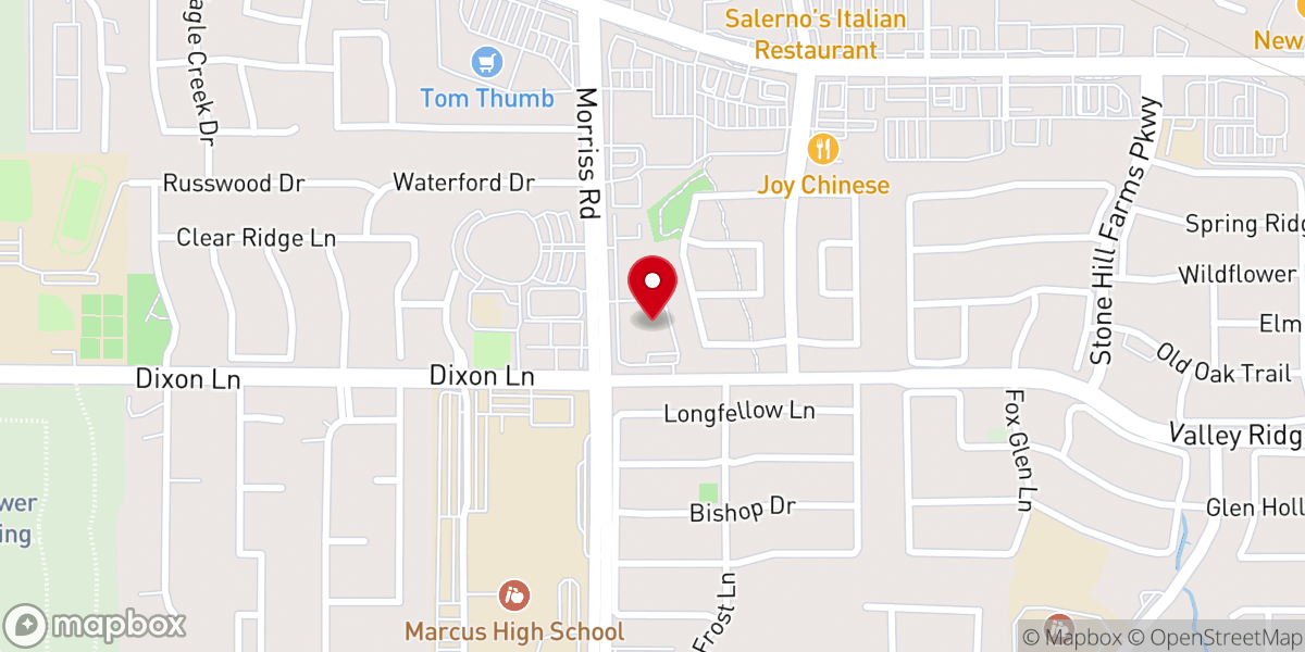Map showing location of Church of the Resurrection