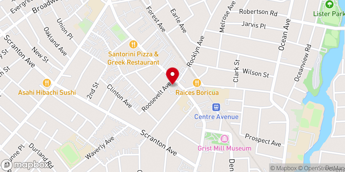 Map showing location of St Raymond's Church