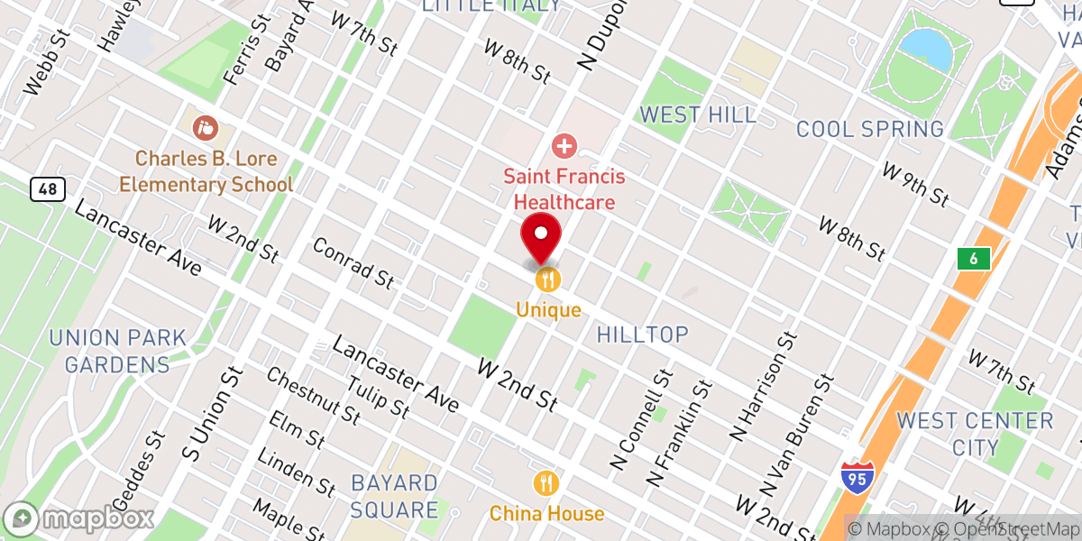 Map showing location of Iglesia Pentecostal De Jesucristo MI
