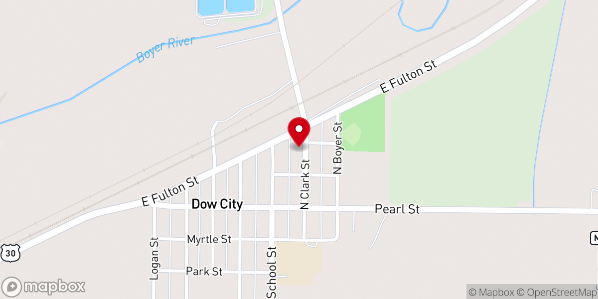 Map showing location of St Mary Catholic Church