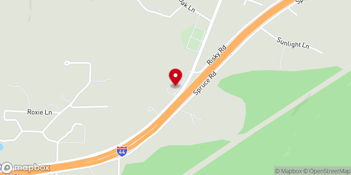 Map showing location of Faith Baptist Church