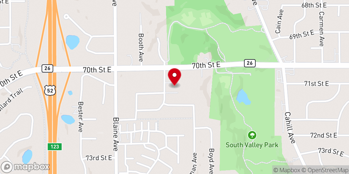 Map showing location of Immanuel Hmong Lutheran Church