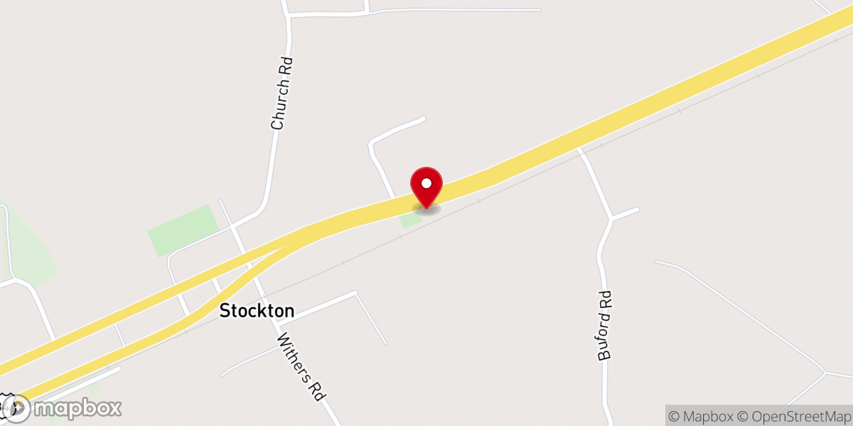 Map showing location of New Prospect Missionary Baptist Church
