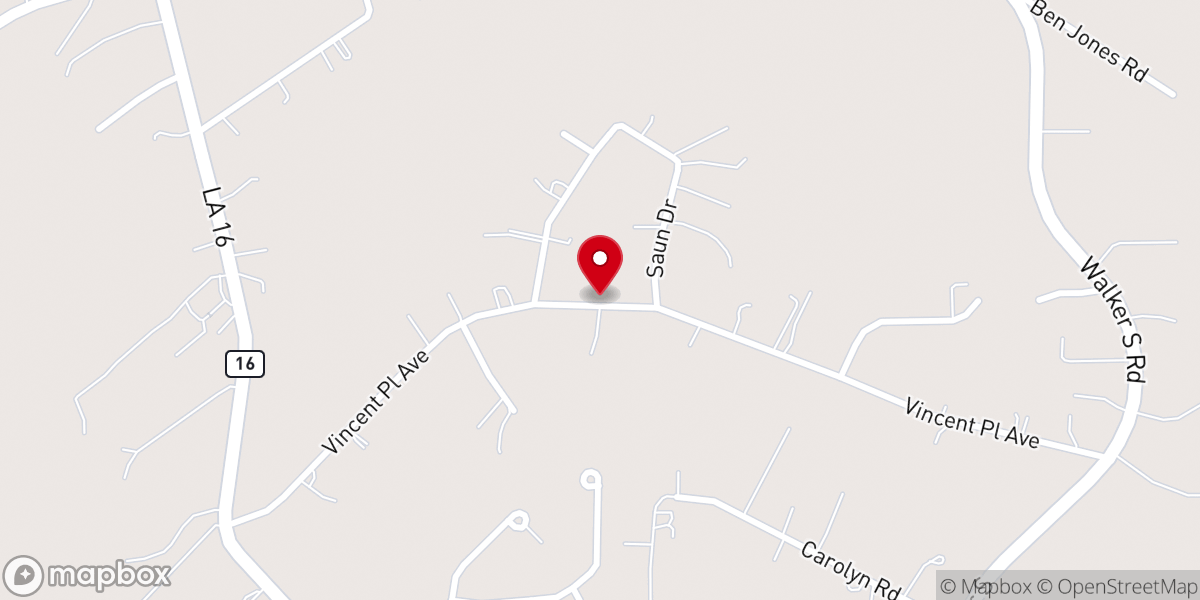 Map showing location of Christian Fellowship Church