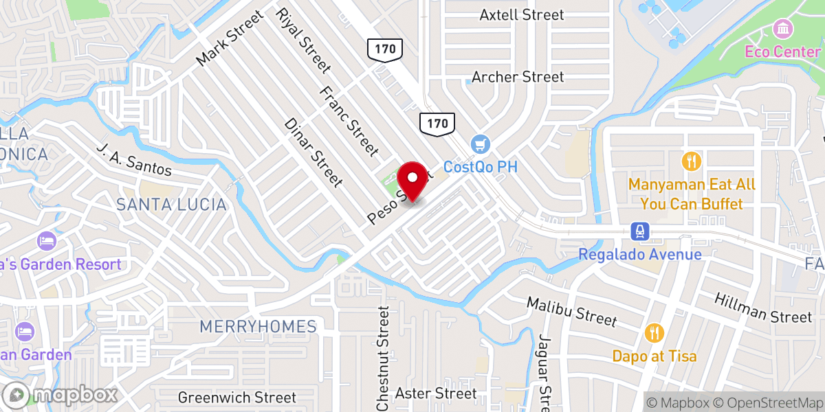Map showing location of Solid Rock Fundamental Baptist Church