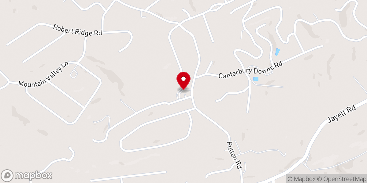 Map showing location of St Paul Lutheran Church