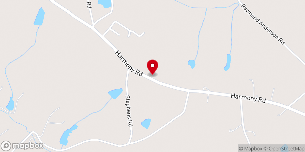 Map showing location of Twin Oak Church