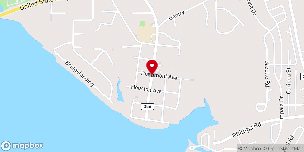 Map showing location of Calvary Hills New Hope Mission