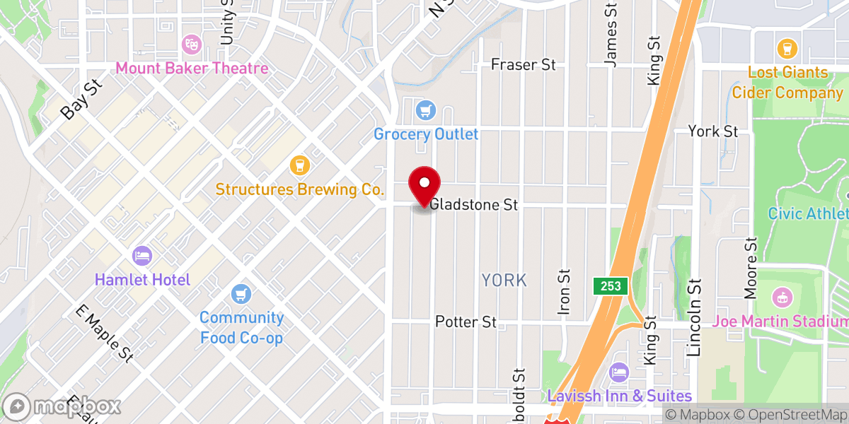 Map showing location of Bread and Wine Fellowship
