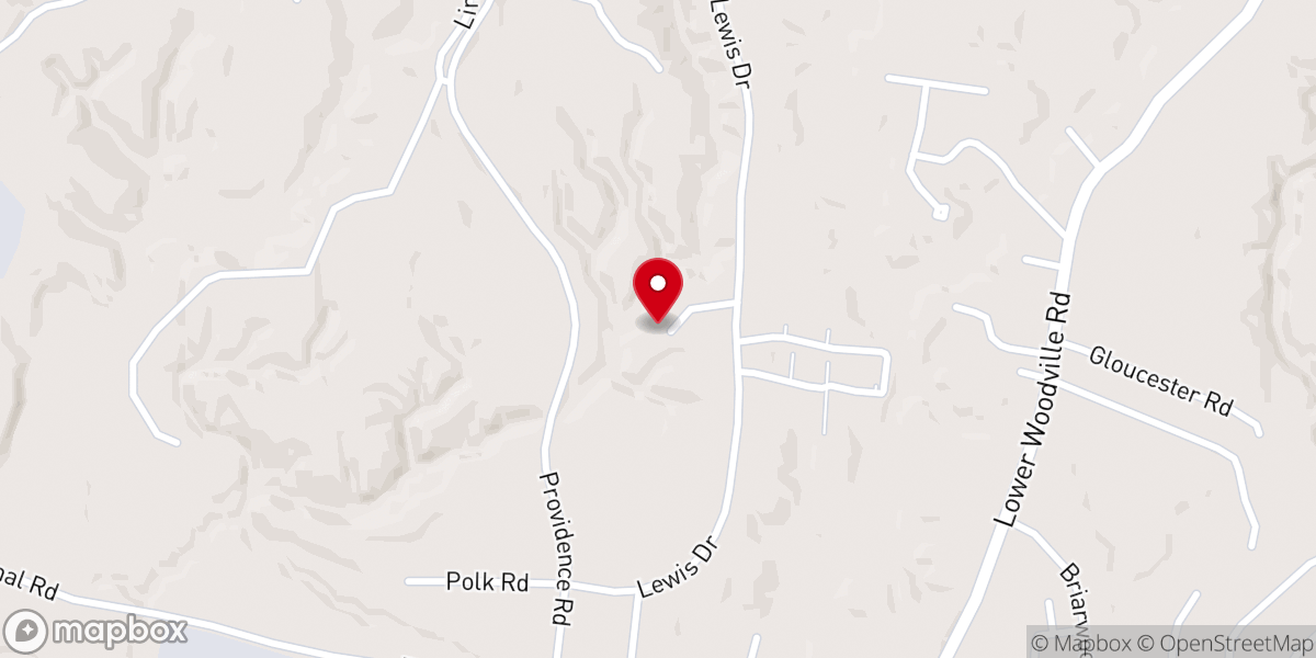 Map showing location of Solid Rock COGIC