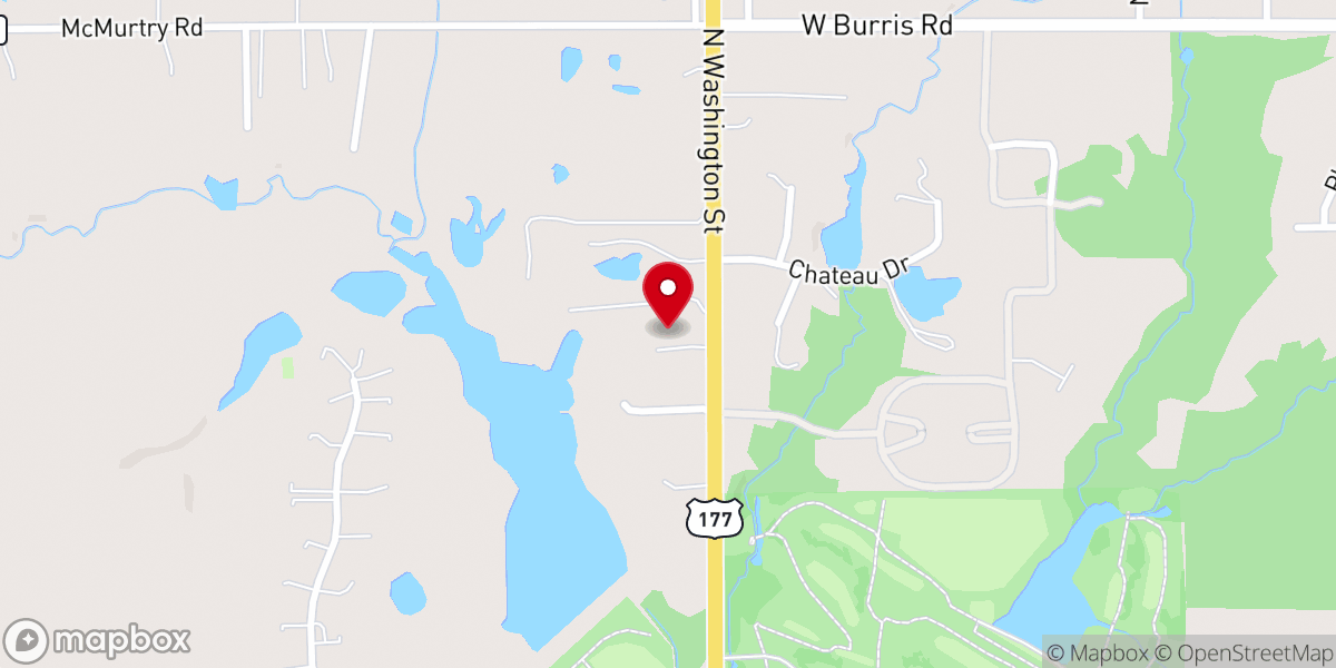 Map showing location of Grace Missionary Baptist Church