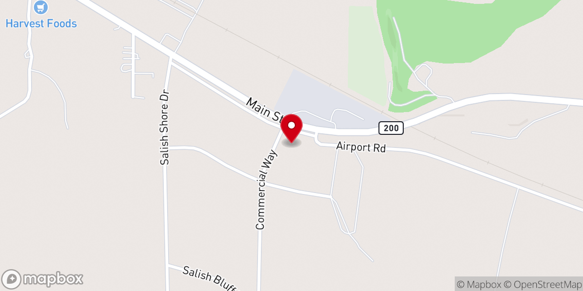 Map showing location of Open Door Baptist Church