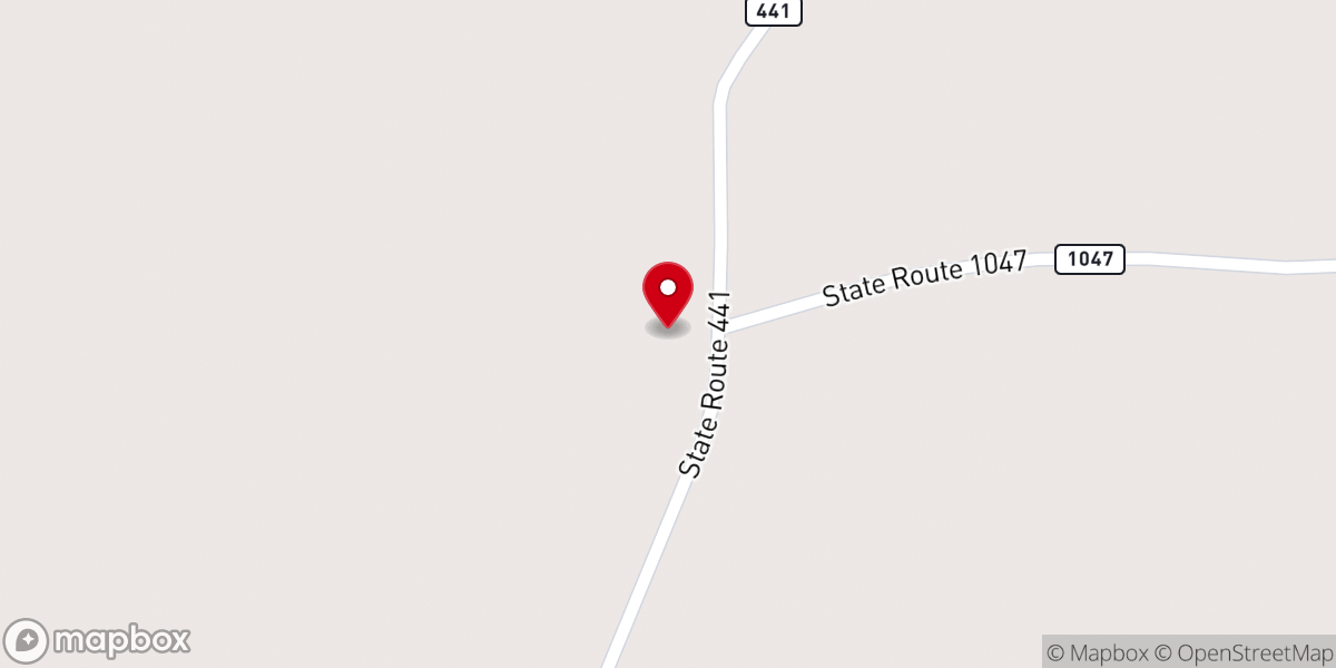 Map showing location of Pine Hill Church
