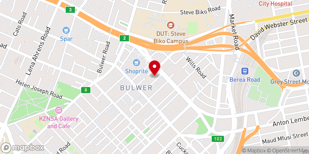 Map showing location of Our Lady of the Holy Rosary Catholic Church