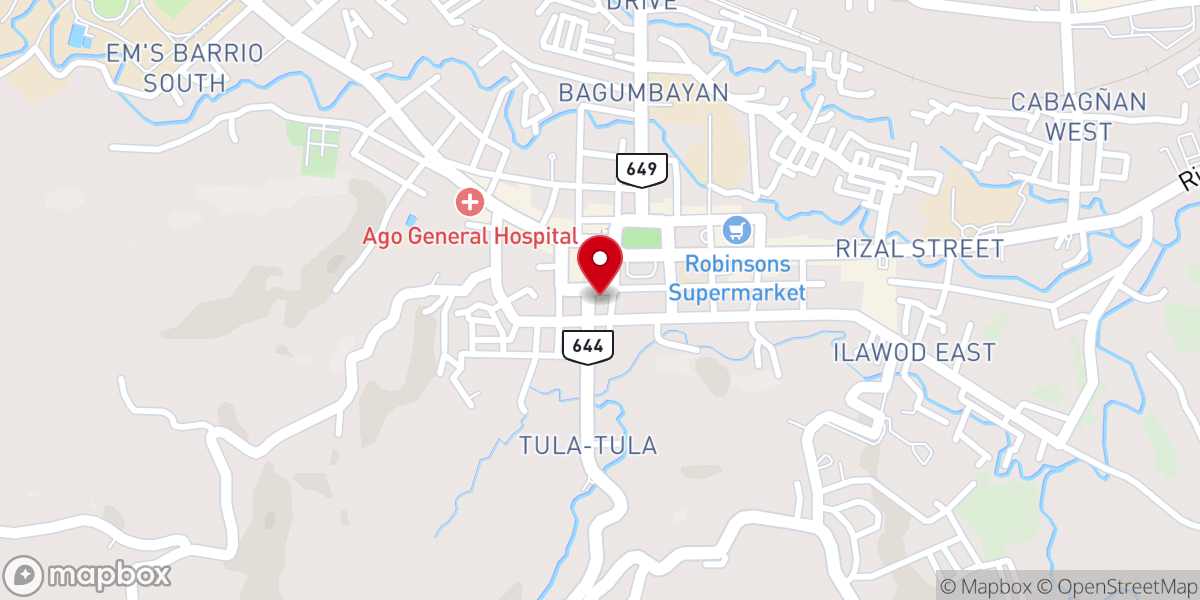 Map showing location of Diocese of Legazpi