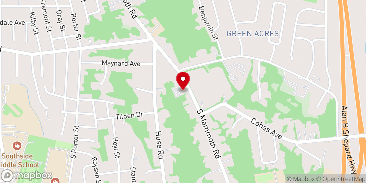 Map showing location of Church of the Redeemer