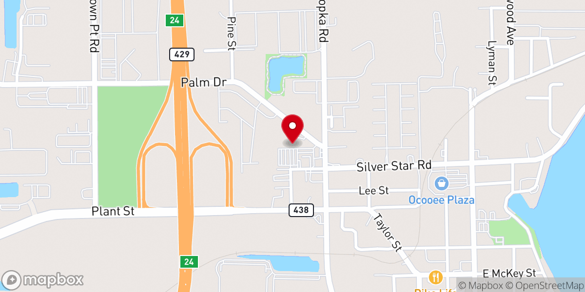 Map showing location of Link Church Orlando