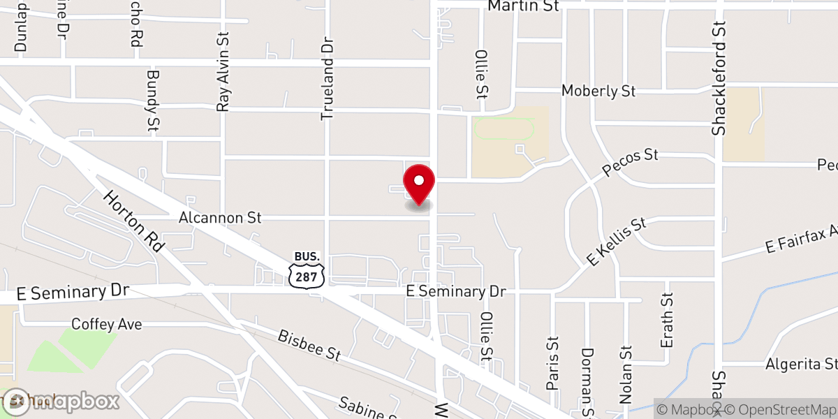 Map showing location of Morning Star Prayer Center