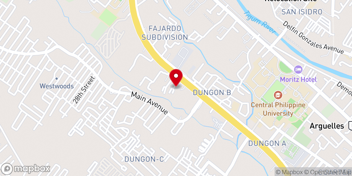 Map showing location of UCCP Iloilo City Church
